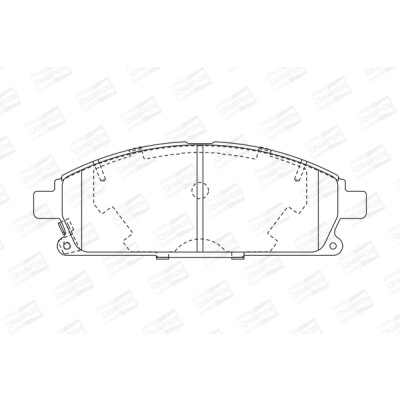 Set pastiglie freno CHAMPION 572466CH