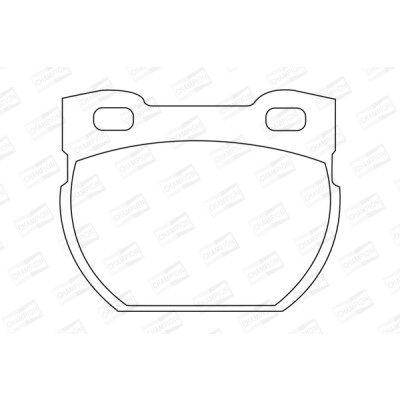 Set pastiglie freno CHAMPION 572494CH