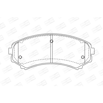 Set pastiglie freno CHAMPION 572497CH