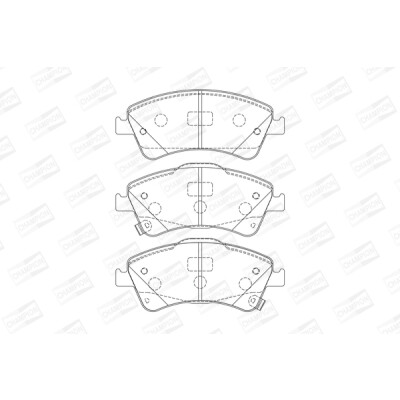 Set pastiglie freno CHAMPION 572525CH