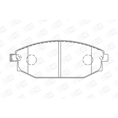 Set pastiglie freno CHAMPION 572534CH