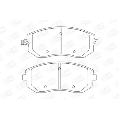 Set pastiglie freno CHAMPION 572550CH