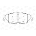 Set pastiglie freno CHAMPION 572569CH