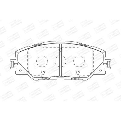 Set pastiglie freno CHAMPION 572569CH