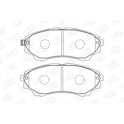 Set pastiglie freno CHAMPION 572572CH