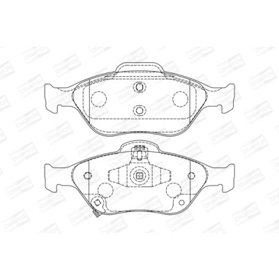 Set pastiglie freno CHAMPION 572576CH