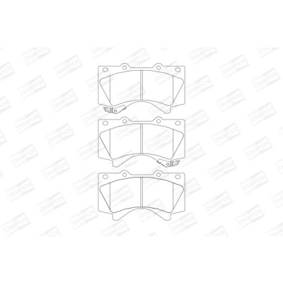 Set pastiglie freno CHAMPION 572599CH