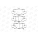 Set pastiglie freno CHAMPION 572601CH