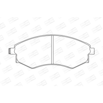 Kit pastiglie freno, Freno a disco CHAMPION 572614CH