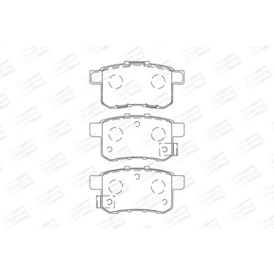 Set pastiglie freno CHAMPION 572626CH