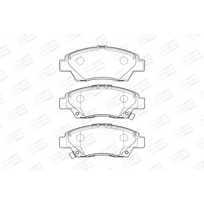 Set pastiglie freno CHAMPION 572637CH