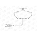 Set pastiglie freno CHAMPION 573006CH