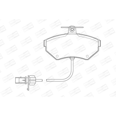 Set pastiglie freno CHAMPION 573006CH