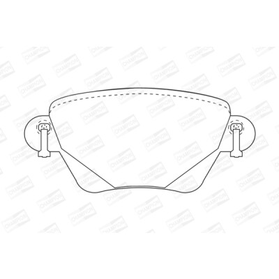 Set pastiglie freno CHAMPION 573012CH