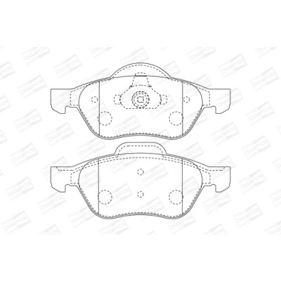 Set pastiglie freno CHAMPION 573016CH