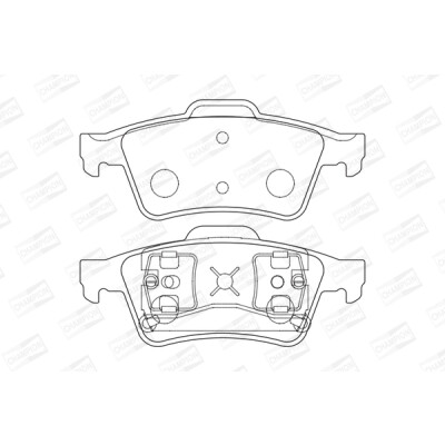 Set pastiglie freno CHAMPION 573018CH