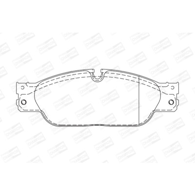 Set pastiglie freno CHAMPION 573023CH