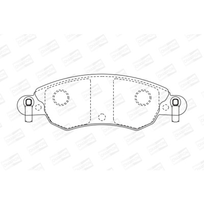 Set pastiglie freno CHAMPION 573026CH
