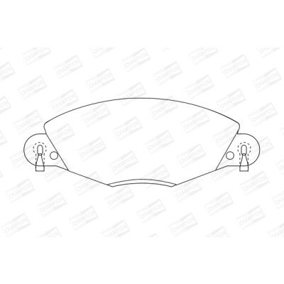 Set pastiglie freno CHAMPION 573029CH