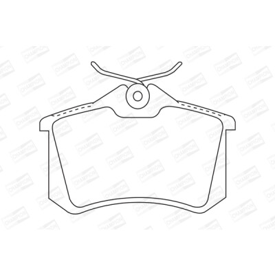 Kit pastiglie freno, Freno a disco CHAMPION 573032CH