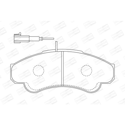 Set pastiglie freno CHAMPION 573114CH
