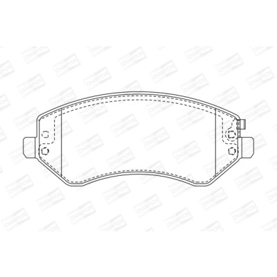 Set pastiglie freno CHAMPION 573118CH