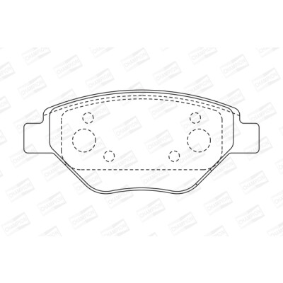 Set pastiglie freno CHAMPION 573123CH