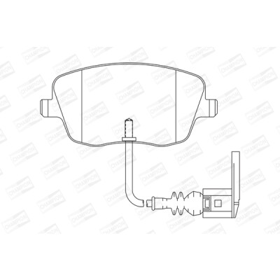 Set pastiglie freno CHAMPION 573127CH