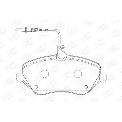 Set pastiglie freno CHAMPION 573131CH