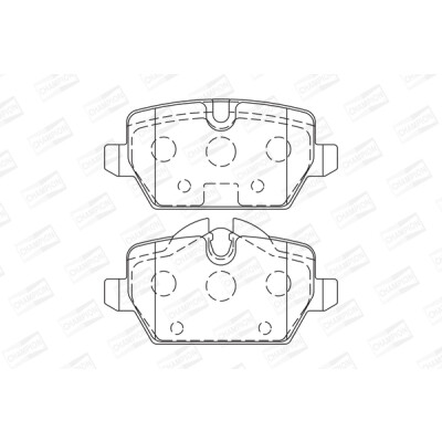 Set pastiglie freno CHAMPION 573136CH