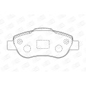 Set pastiglie freno CHAMPION 573168CH