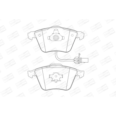 Set pastiglie freno CHAMPION 573196CH