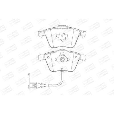 Kit pastiglie freno, Freno a disco CHAMPION 573197CH