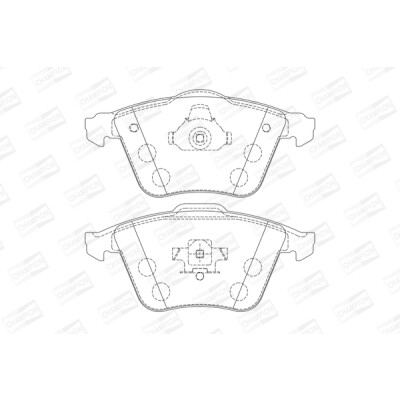 Set pastiglie freno CHAMPION 573199CH