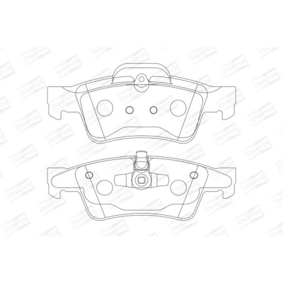 Set pastiglie freno CHAMPION 573202CH