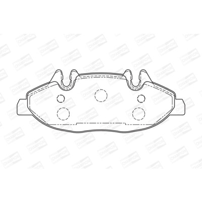 Set pastiglie freno CHAMPION 573221CH