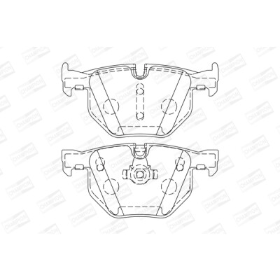 Set pastiglie freno CHAMPION 573224CH