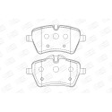 Set pastiglie freno CHAMPION 573234CH