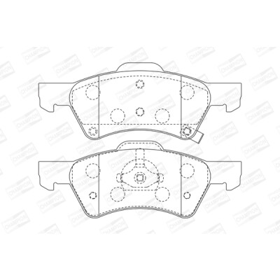Set pastiglie freno CHAMPION 573238CH