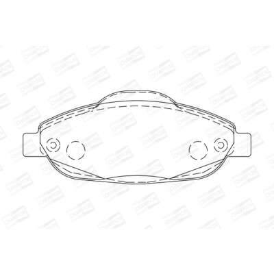 Set pastiglie freno CHAMPION 573241CH