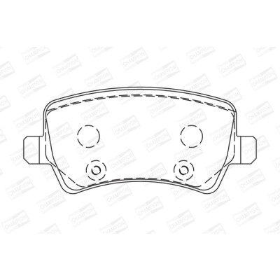 Set pastiglie freno CHAMPION 573250CH
