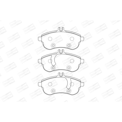 Set pastiglie freno CHAMPION 573257CH