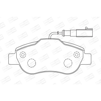 Set pastiglie freno CHAMPION 573266CH