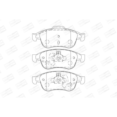 Set pastiglie freno CHAMPION 573268CH