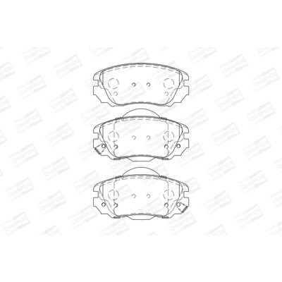 Set pastiglie freno CHAMPION 573269CH