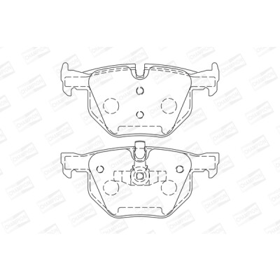 Set pastiglie freno CHAMPION 573285CH