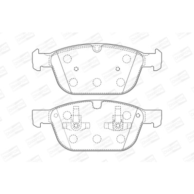 Set pastiglie freno CHAMPION 573293CH
