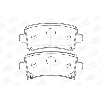 Set pastiglie freno CHAMPION 573313CH