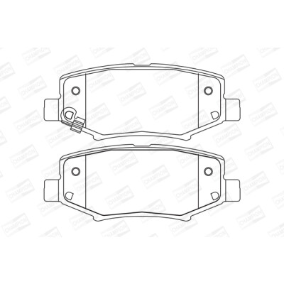 Set pastiglie freno CHAMPION 573323CH