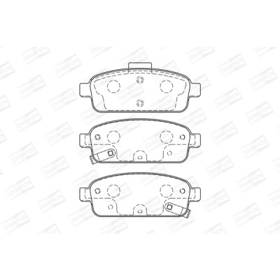 Set pastiglie freno CHAMPION 573335CH